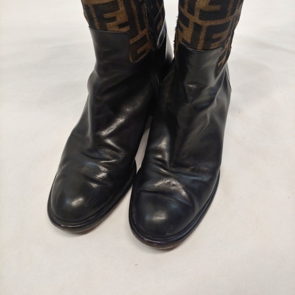 Fendi Boots Zucca Print Size 6 *Condition Issues** - Picture 8 of 8